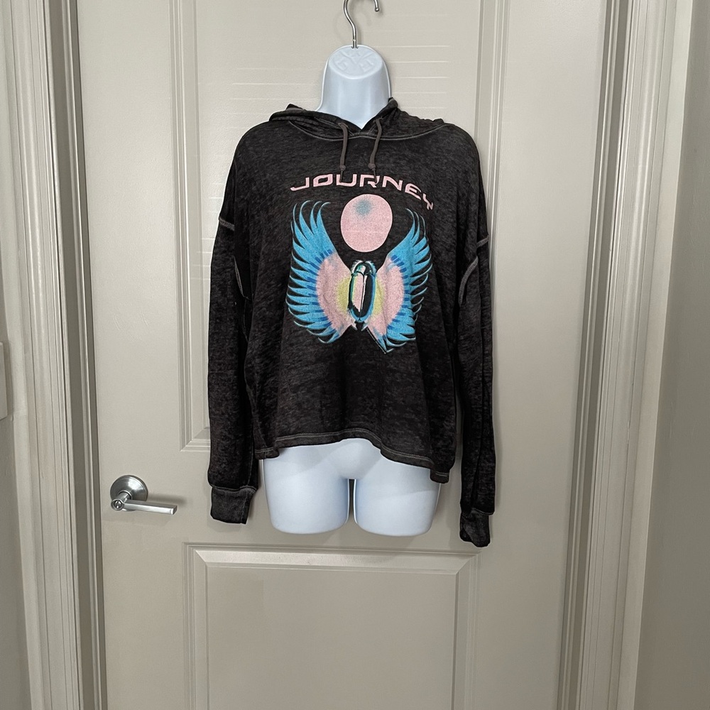 Torrid Black Graphic Women's Sweater with Colorful Design